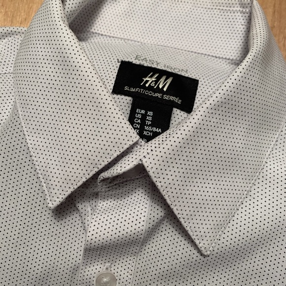 Button down black dot h&m xsmall - Picture 2 of 2